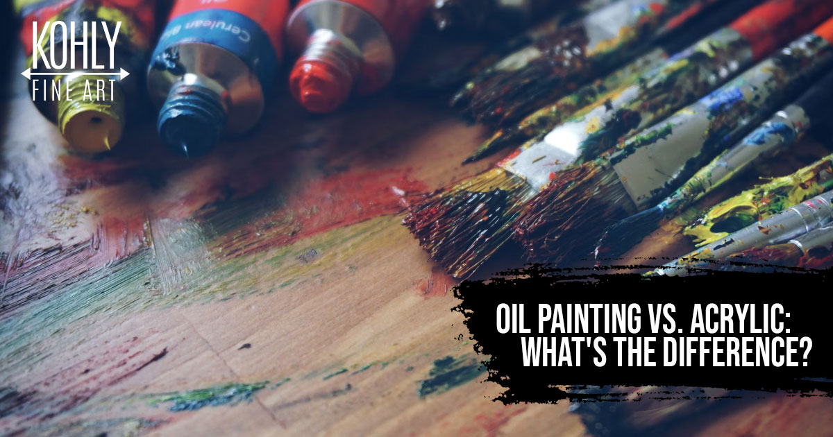 What Sets An Acrylic Painting Apart From An Oil Painting?